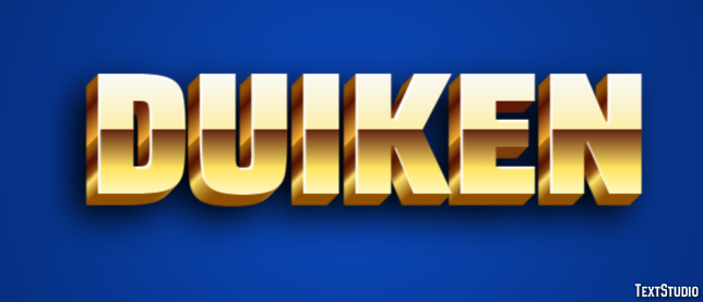 Duiken Effet de texte