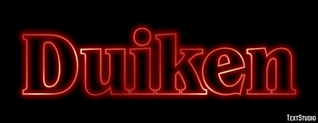 Duiken Effet de texte