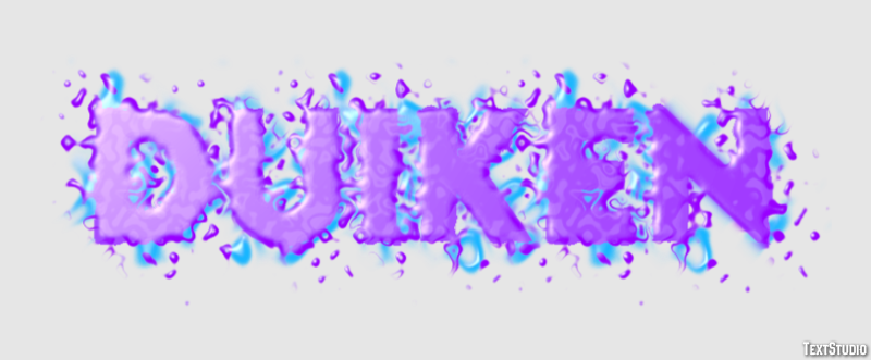 Duiken Effet de texte