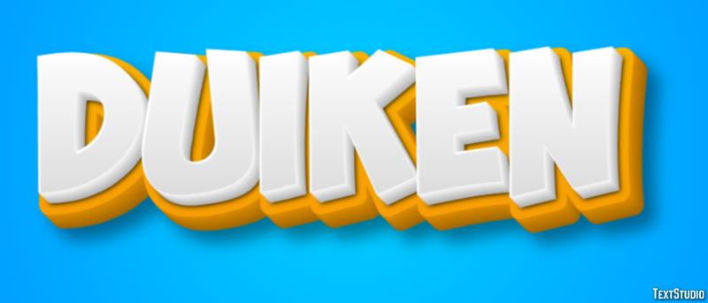 Duiken Effet de texte