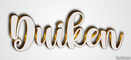 Duiken Effet de texte
