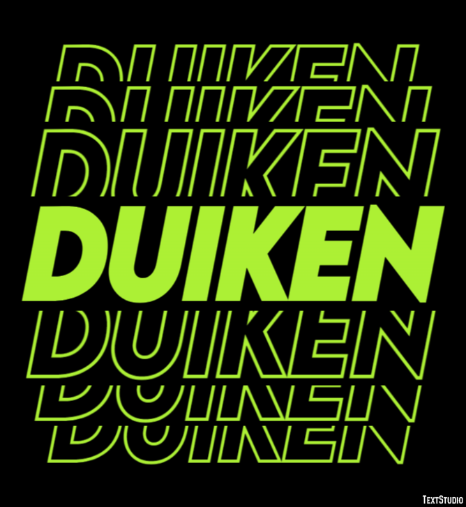 Duiken Text Effect