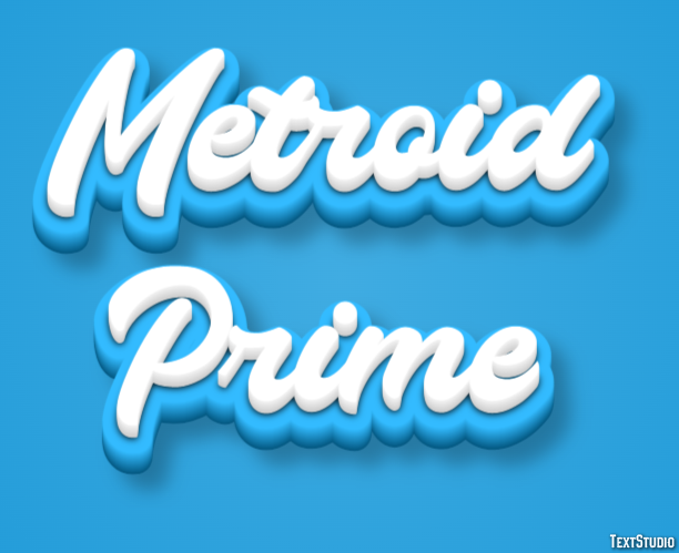 Metroid Prime Effetto testo