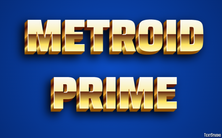 Metroid Prime Effetto testo