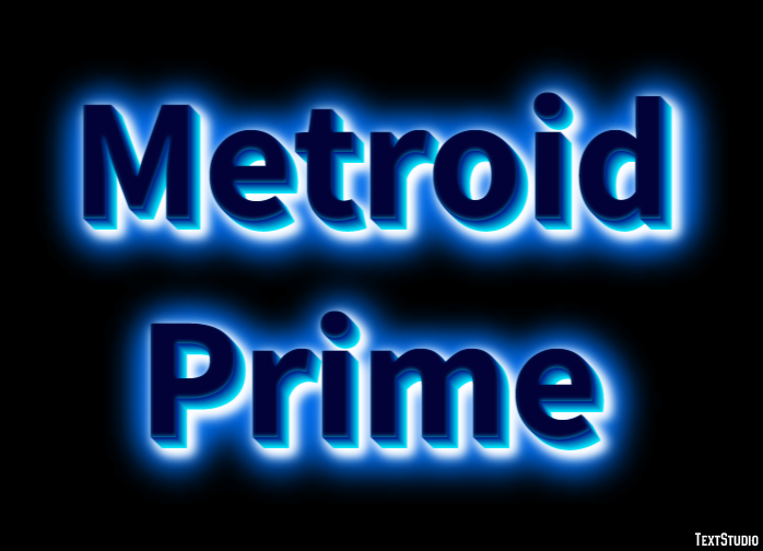 Metroid Prime Effetto testo