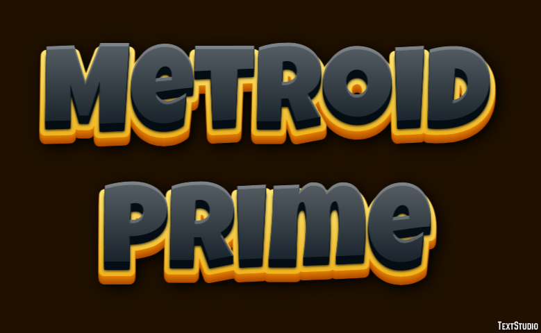 Metroid Prime Effetto testo