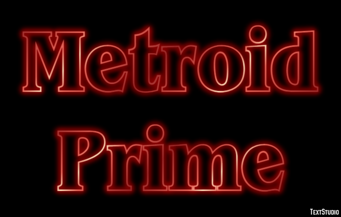 Metroid Prime Effetto testo