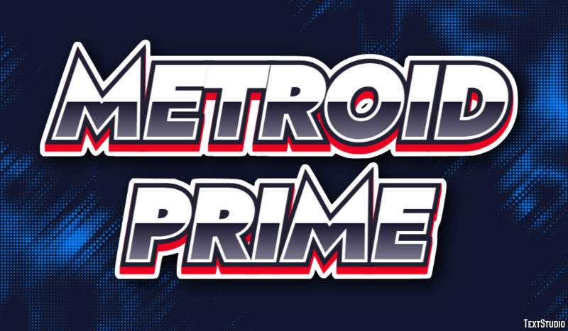 Metroid Prime Effetto testo
