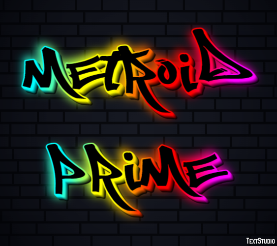 Metroid Prime Effetto testo