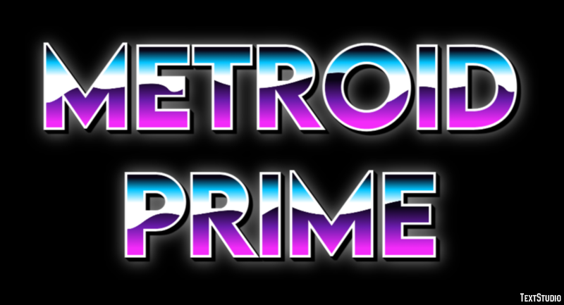 Metroid Prime Effetto testo