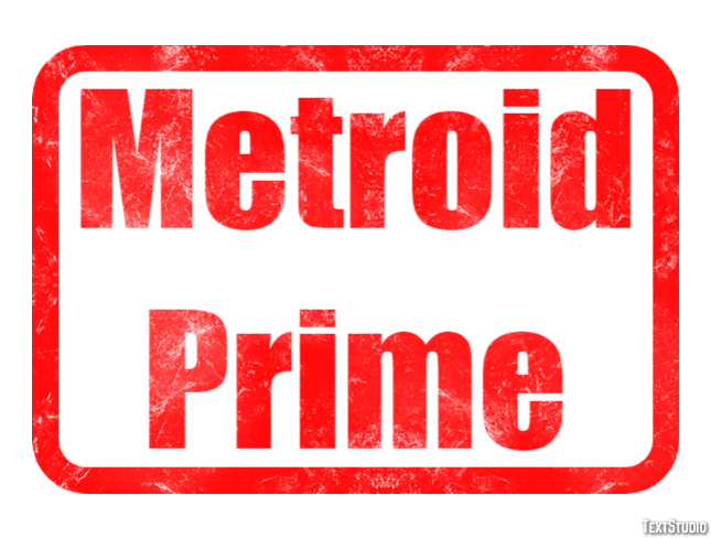 Metroid Prime Effetto testo