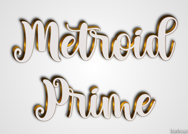 Metroid Prime Effetto testo
