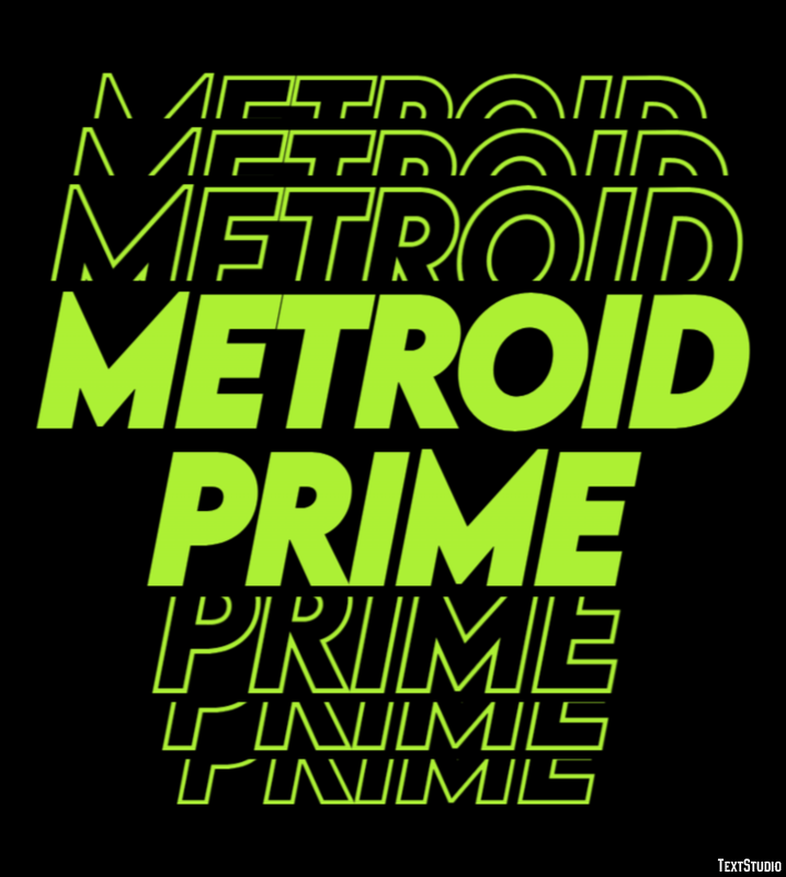 Metroid Prime Effetto testo