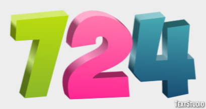 724 Text Effect