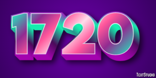 1720 Effetto testo