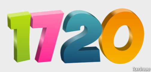 1720 Effetto testo
