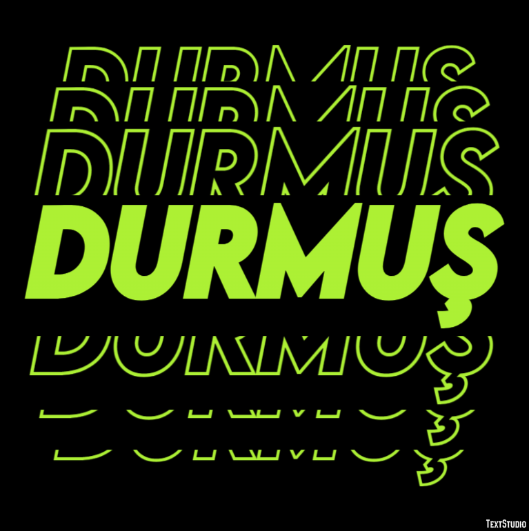 Durmuş Efecto de Texto