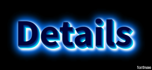 Details Text Effect