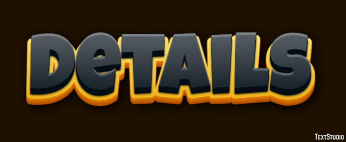 Details Efeito de texto
