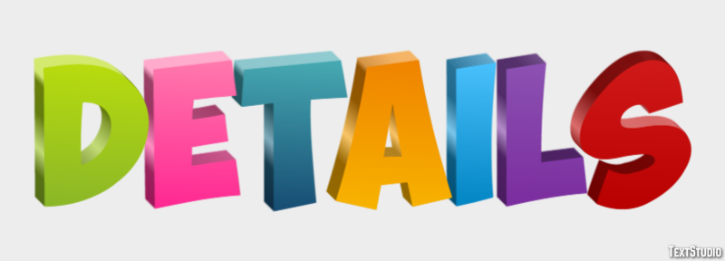 Details Text Effect