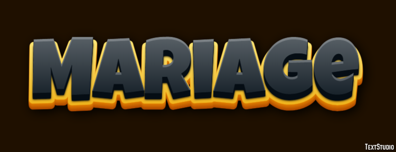 Mariage Effet de texte