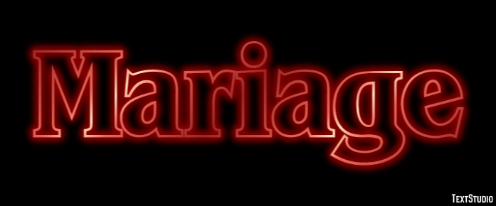 Mariage Effet de texte