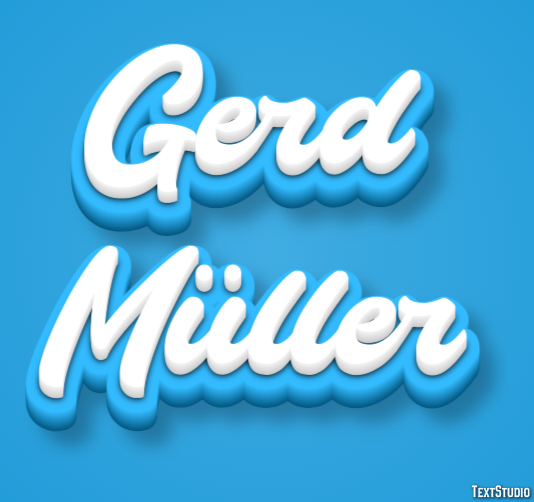Gerd Müller Text Effect