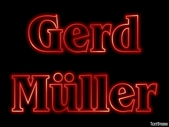 Gerd Müller Text Effect
