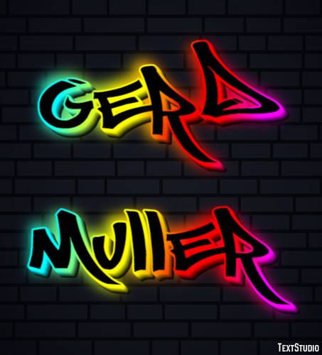 Gerd Müller Text Effect