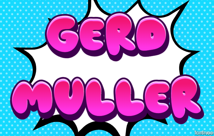 Gerd Müller Text Effect
