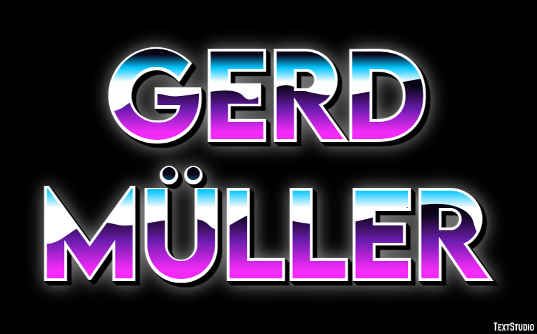Gerd Müller Text Effect