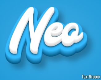 Neo Текстовый эффект