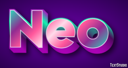 Neo Текстовый эффект