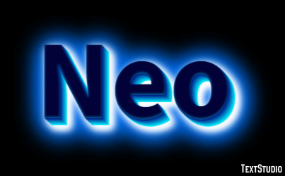 Neo Текстовый эффект