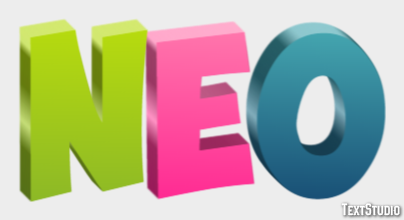 Neo Текстовый эффект