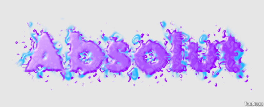 Absolut Text effect