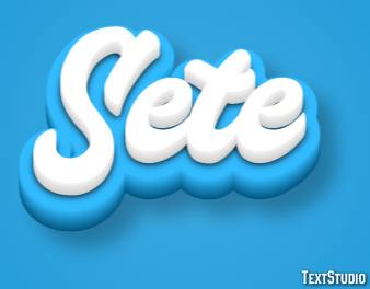 Sete Efeito de texto