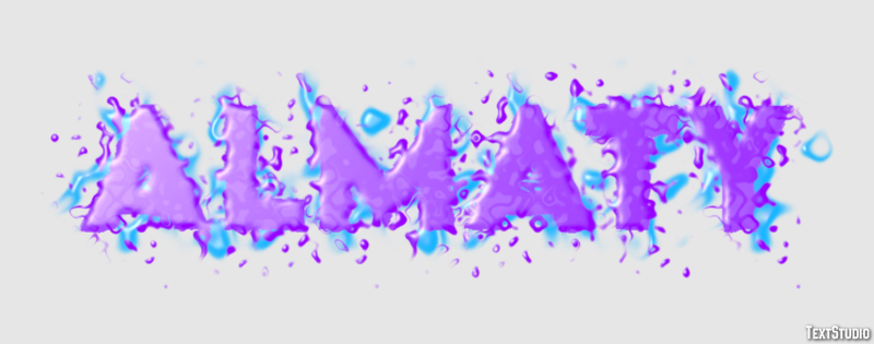 Almaty Text Effect