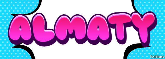 Almaty Text Effect