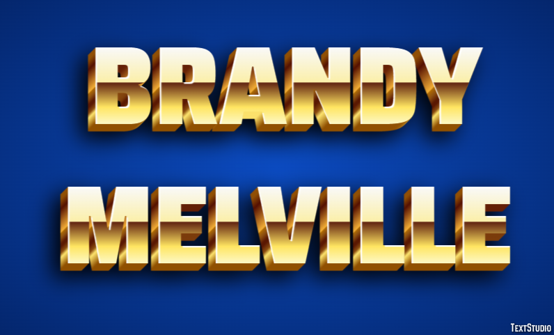 Brandy Melville Effetto testo