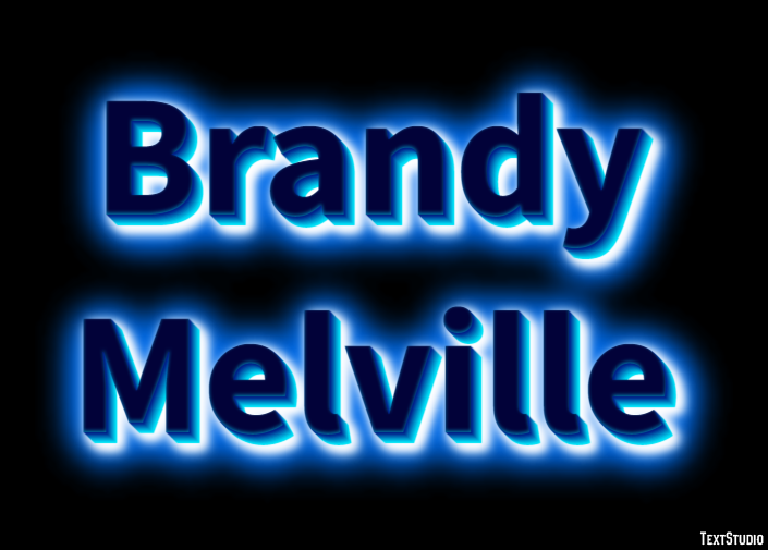 Brandy Melville Texteffekt