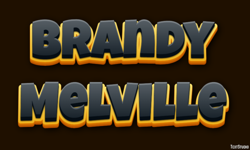 Brandy Melville Effetto testo