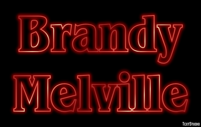 Brandy Melville Effetto testo