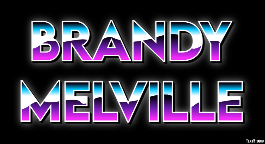 Brandy Melville Effetto testo