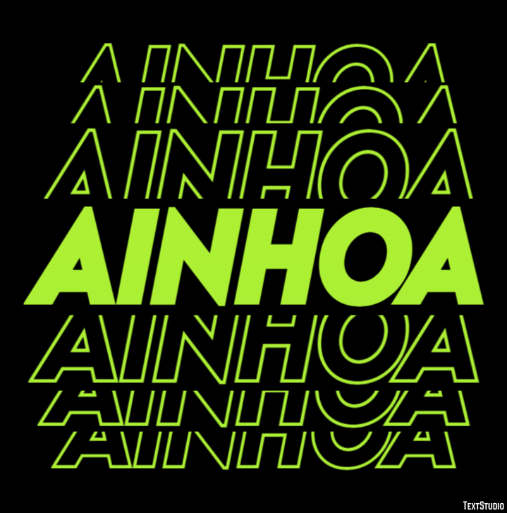 Ainhoa Efecto de Texto
