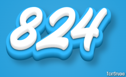 824 Text Effect