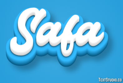 Safa Efeito de texto
