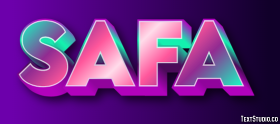 Safa Efeito de texto