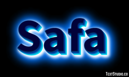 Safa Эффект текста