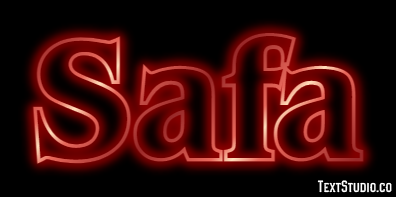 Safa Texteffekt